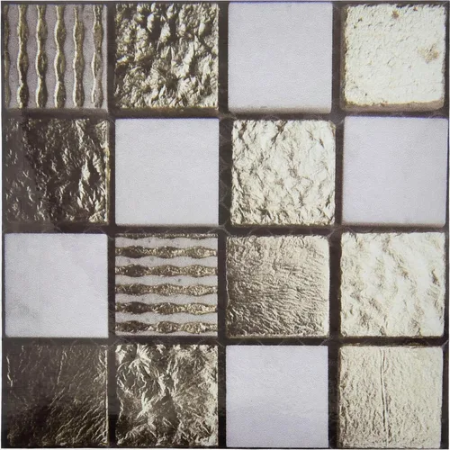 Vista 9 de MECCANIXITY 10 calcomanías 3D de pared, 3.9 x 3.9 in, azulejos de mosaico cuadrados, autoadhesivo, PVC, impermeable, para cocina, baño, pared