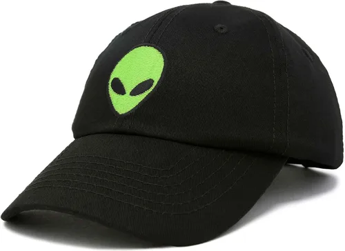 Vista 4 de DALIX Alien Head Gorra de béisbol para hombre y mujer