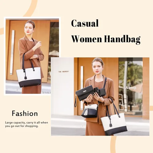 Vista 6 de AILLOSA - Carteras y bolsos de mano para mujer, bolsa de hombro