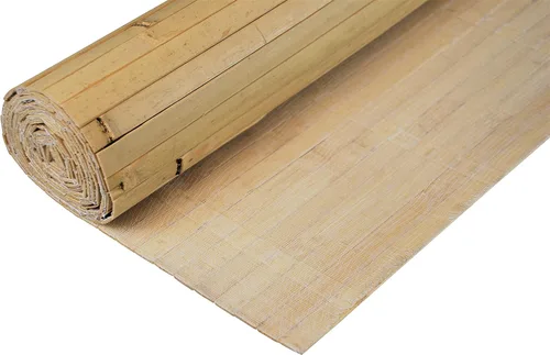 Vista 2 de Paneles de bambú natural – Paneles de revestimiento de pared flexibles para decoración de sala de estar, azulejos de techo y cocinas al aire libre