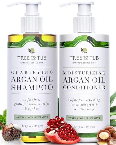 Vista 10 de Tree To Tub Champú y acondicionador de lavanda para cabello seco, cuero cabelludo seco, encrespamiento, champú y acondicionador hidratante de aceite