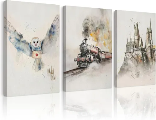 Vista 15 de Arte de Pared para Guardería de Osos, Decoración Póster de Lienzo para Niños, Decoración de Pared para Guardería de Bebé Niño, Imágenes de Animales