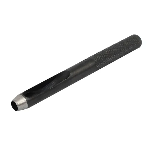 Vista 9 de uxcell Perforador hueco de la caña moleteada del metal del diámetro de 3.3 ft m para la correa de la junta de cuero