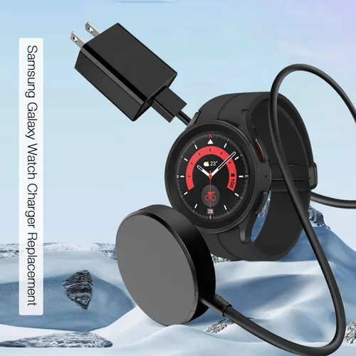 Vista 10 de Cargador de reloj compatible con Samsung Galaxy Watch 8/8 Classic, 7/6/Ultra, 5/5 Pro/4/4/6 Classic/3/Active 2/1, adaptador y cable de carga rápida