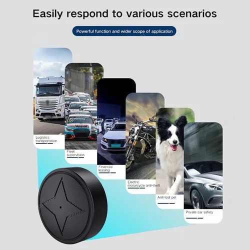 Vista 3 de Rastreador GPS fuerte magnético para vehículos de automóvil, seguimiento antipérdida, 2023 nuevo localizador GPS multifunción, monitoreo, grabación