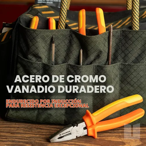 Vista 2 de Ullman Devices Corp - Juego de alicates aislados, incluye punta larga COM