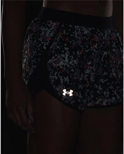 Vista 5 de Under Armour Fly By 2.0 - Pantalones cortos estampados de correr para mujer