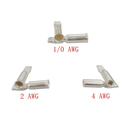Vista 3 de Conector de batería de 175 amperios 600 V, conector de enchufe de batería de 175 amperios (azul, 1/0AWG)