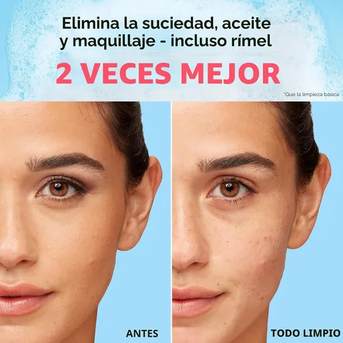 Vista 4 de Olay Daily Facials, Toallitas limpiadoras faciales de uso diario para eliminar el maquillaje, Toallitas limpiadoras activadas con agua 5 en 1