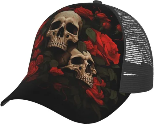 Vista 7 de Gorra de béisbol Gorra de camionero Gorra táctica para operador al aire libre, sombreros de sol de malla transpirable con ala curvada