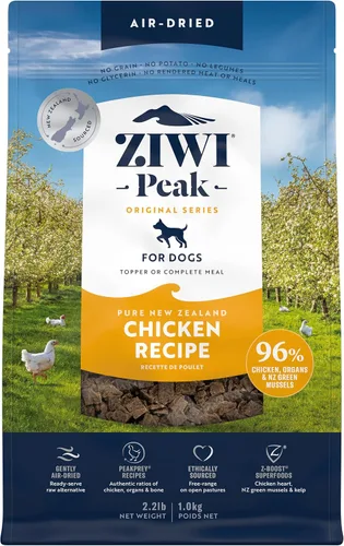 Vista 16 de ZIWI Peak - Alimento para perros secado al aire, carne de res, totalmente natural, alta proteína, sin granos, ingredientes limitados