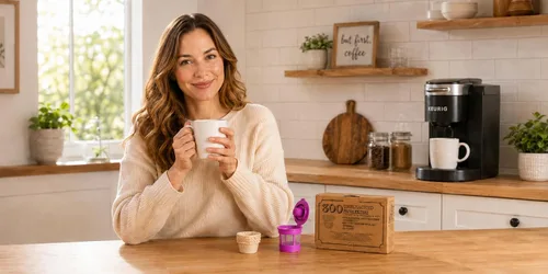 Vista 8 de 1000 filtros de papel desechables K Cup para cápsulas de café reutilizables