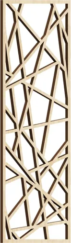 Vista 178 de Conway Paneles de pared decorativos de madera con calado, 9 3/8 pulgadas de ancho x 24 3/8 pulgadas de alto x 1/4 de alto, aliso