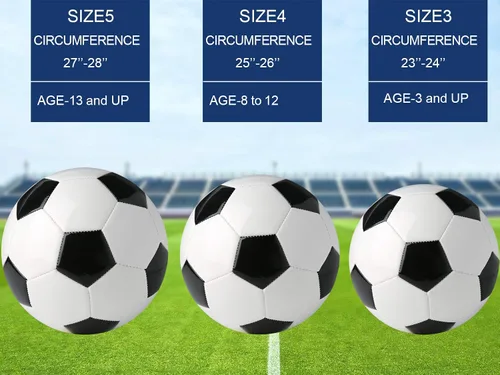 Vista 3 de Balón de fútbol tradicional para entrenamiento, recreación, práctica, alto rendimiento, clásico con tamaños 3,4,5 para diferentes edades, blanco