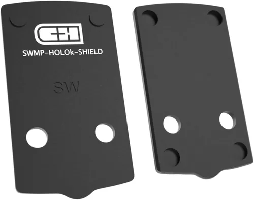 Vista 4 de C+H Placa de montaje de punto rojo de precisión compatible con Smith & Wesson M&P 2.0 Shield y Holosun 407K/507K No compatible con Shield Plus