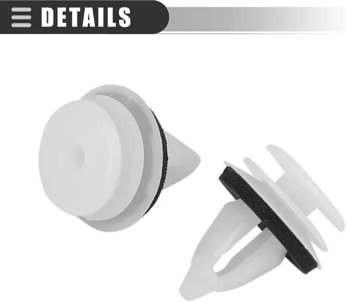 Vista 5 de Motoforti Retenedor, Clips de coche, para BMW 528i 2008-2010, plástico, 51418224768, blanco, 20 piezas