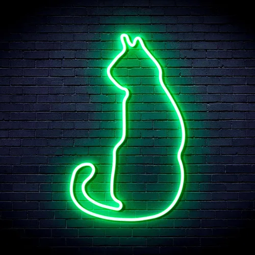 Vista 16 de ADVPRO Cat Flex Silicone LED Neon Sign - Blue - st16s32-fnu0083-b