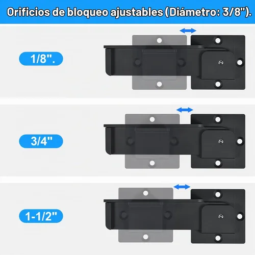Vista 4 de GreaTalent Cerradura resistente de 7,5" de la puerta del tirón