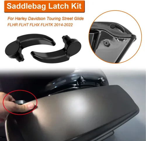 Vista 2 de Levantadores de tapa de alforja para Harley Davidson Touring Street Glide FLHR FLHT FLHX FLHTK 2014-2022