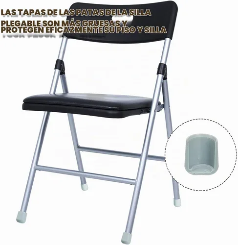 Vista 5 de Yulejo - 20 tapas plegables para patas de silla de 7/8 pulgadas, plástico