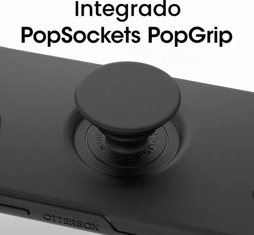 Vista 3 de OtterBox + Pop Symmetry Series - Funda para iPhone 14 Plus (solamente), embalaje no minorista, color negro
