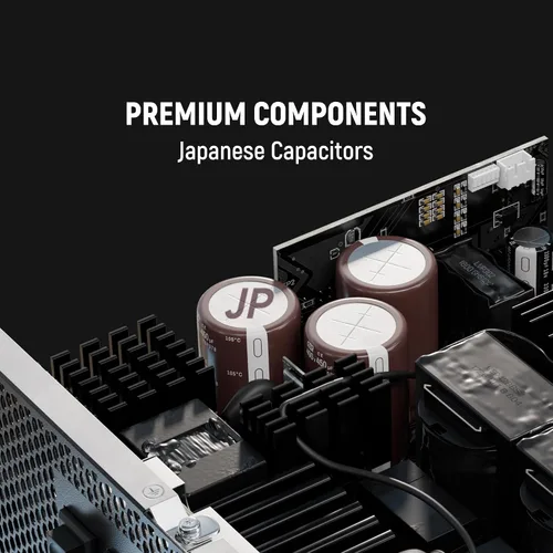 Vista 4 de Seasonic Prime TX-1300 1300W 80+ Titanium ATX 3.0 y PCIe 5.0 Ready Completamente Modular Factor de Forma ATX Condensador Japonés Premium
