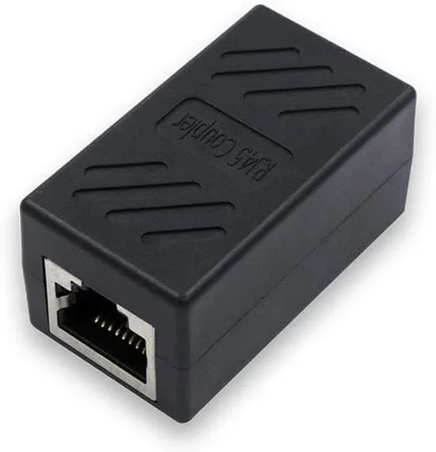 Vista 6 de Adaptador de extensión de acoplamiento RJ45, adaptador de extensión de acoplamiento Cat6A, cable Ethernet LAN para Cat7/Cat6a/Cat5e, adaptador