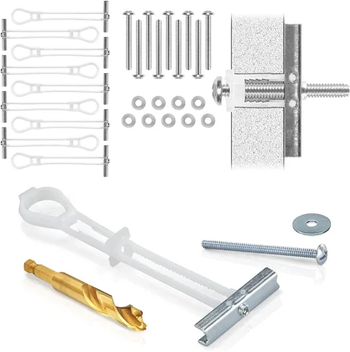 Vista 10 de CondoMounts MSK9002 Kit de montaje de TV de pared con azulejos Granito Mármol Sin pared de perno Barra de agarre Montaje de accesorios