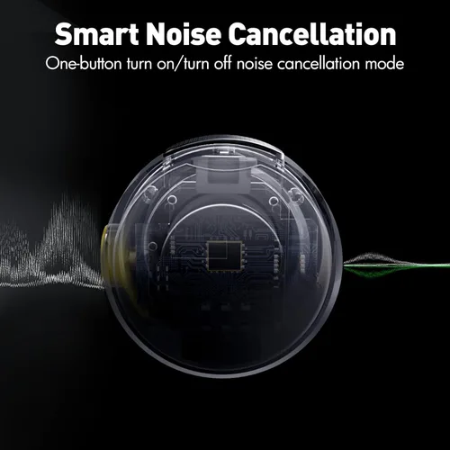 Vista 2 de RIBIU Micrófono de solapa inalámbrico para iPhone/Android, mini micrófono con cancelación de ruido, duración de la batería de 16 horas, micrófono