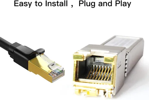 Vista 7 de 10 unidades 1000BASE-T Gigabit SFP a RJ45 transceptor modular de cobre Ethernet para Cisco, Meraki, Ubiquiti, D/TP Link, Supermicro, Netgear