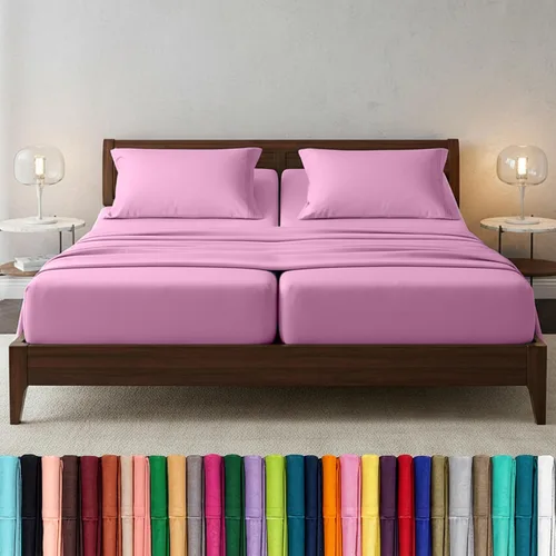 Vista 36 de Elegant Comfort - Juego de sábanas de microfibra de 1500 hilos de calidad hotelera prémium de 4 piezas - Resistente a arrugas, sábana bajera