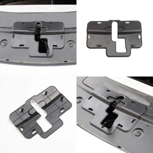Vista 6 de crosselec Cubierta de Protección de Huecos a Prueba de Polvo del Perno de Bloqueo del Capó para Accesorios Dodge Charger 2015-2022