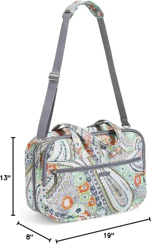 Vista 11 de Vera Bradley Bolso de lona plano Lay para mujer