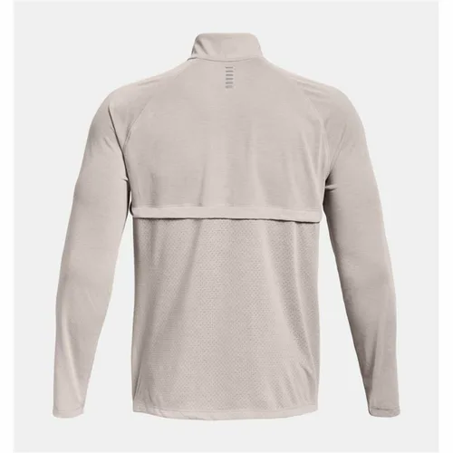 Vista 3 de Camiseta de Manga Larga Hombre Under Armour Streaker Run Beige