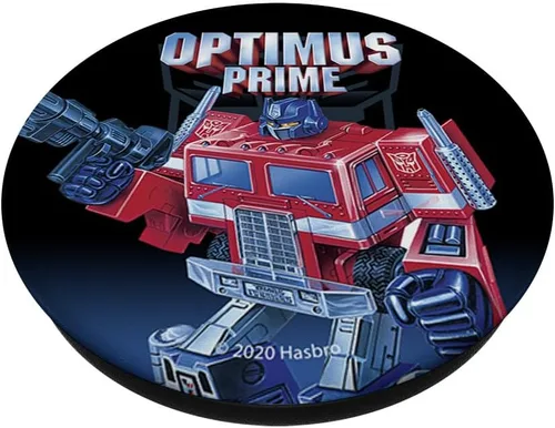 Vista 2 de Transformers Optimus Prime Hero PopSockets PopGrip: agarre intercambiable para teléfonos y tabletas