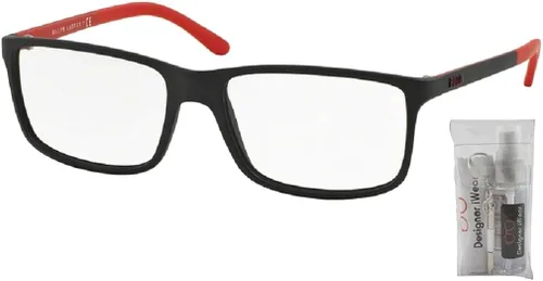 Vista 2 de Ralph Lauren Polo PH2126 Rectangle Eyeglasses For Men + BUNDLE with Designer iWear Eyewear Kit