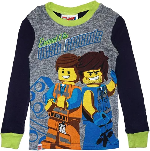 Vista 2 de LEGO Little Movie - Pijama para niño (2,4 piezas, brilla en la oscuridad)