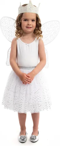 Vista 4 de Little Adventures Suave accesorio de disfraz de princesa real para niños