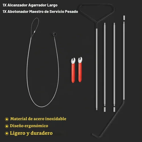 Vista 2 de Grabber de largo alcance para herramienta de emergencia de coche Heavy Duty Button Master