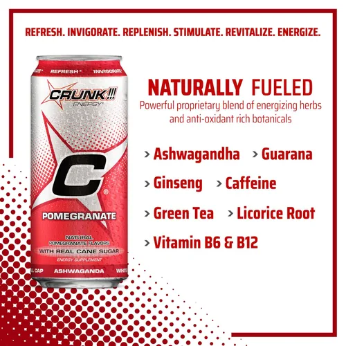 Vista 4 de CRUNK!!! Energy Granada 16oz 12pack