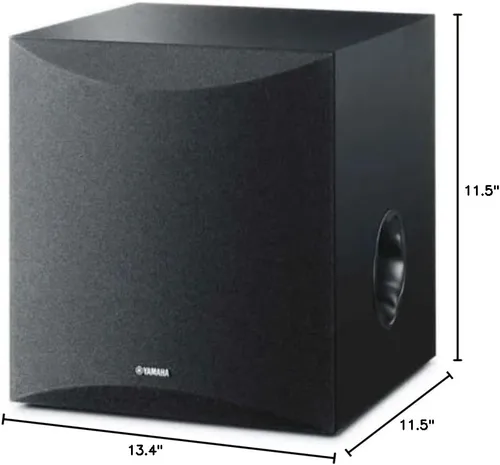 Vista 3 de Yamaha NS-SW050BL Subwoofer de 8 pulgadas, 100 W, color negro