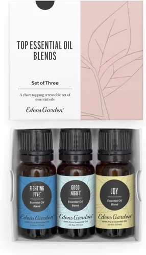 Vista 21 de Edens Garden Juego de 3 aceites esenciales para dolores y dolores, 100% puro, grado terapéutico, mezclas de aromaterapia sin diluir y naturales