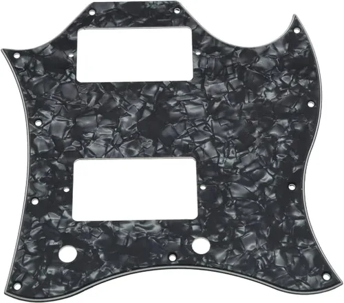 Vista 7 de Golpeador de cara completa para guitarra American Standard SG, compatible con Gibson SG Abalone Pearl de EE. UU