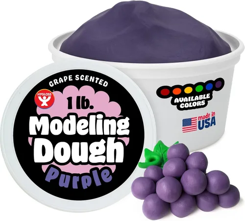 Vista 26 de Hygloss Masa de Modelado para Jugar para Niños – Masa Sensorial Segura y No Tóxica para Artes y Manualidades – Tubo de 1 lb – Arcilla de Jugar