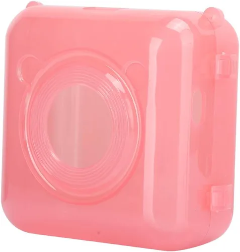 Vista 5 de Estuche para impresora de bolsillo, diseño resistente de PC, carcasa protectora para cámara de bolsillo, mini estuche de almacenamiento