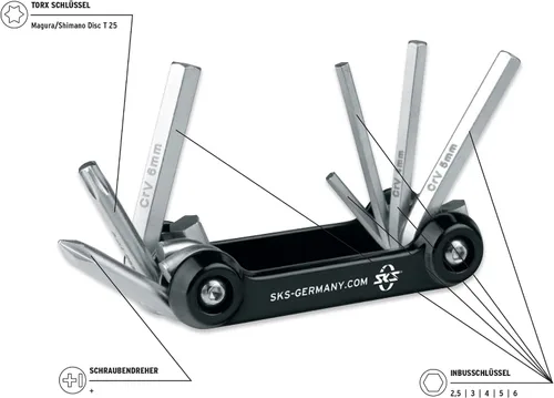 Vista 5 de SKS ALEMANIA Tom 7 Multi Tool