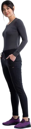 Vista 4 de Form CK095 - Pantalones médicos para mujer, tejido elástico con cordón