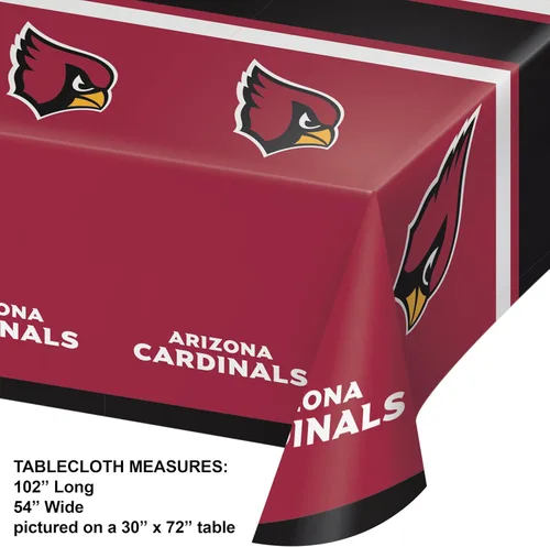Vista 5 de Kit de vajilla Arizona Cardinals, 49 unidades, con licencia