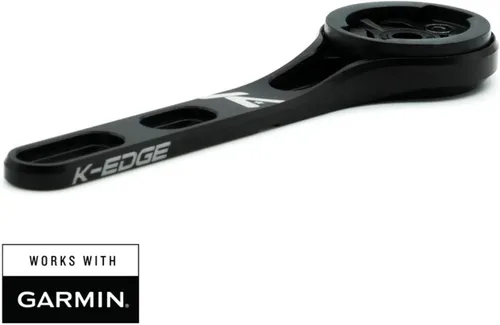 Vista 3 de K-Edge Soporte para manillar de computadora de bicicleta de tubo superior para dispositivos GPS Garmin Negro accesorios