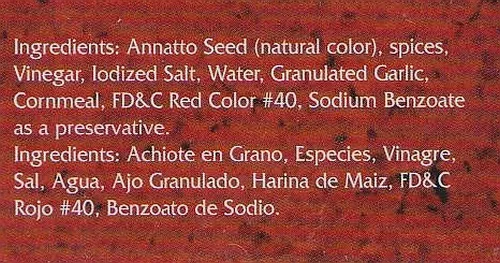 Vista 4 de La Perla del Mayab Pasta de semillas de Annatto Achiote, 14 oz.